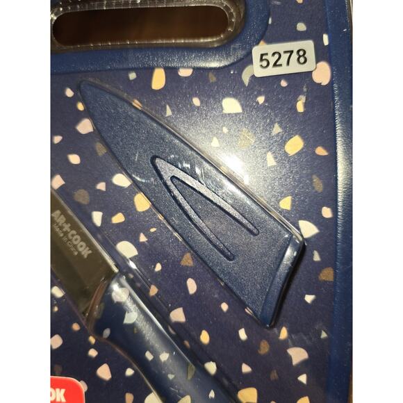 Art & Cook Pairing Knife & Cutting Board Navy Blue Set - Picture 4 of 4